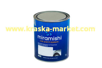 Базовая автоэмаль металлик. Цвет: № 242 серый базальт. Объем(м3): 1,0 л. Производитель: Miramishi.
