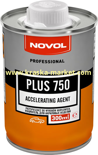 Ускоритель сушки для акриловых изделий PLUS 750. Вес(кг): 0,3л. Торговая марка: Novol.