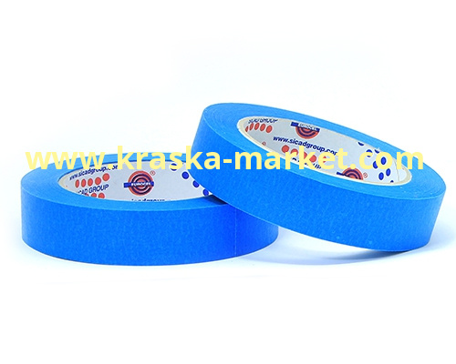 Скотч малярный EUROCEL MSK 6265 80°С (синяя). Размер: 19 мм x 45 м. Производитель: EUROCEL.
