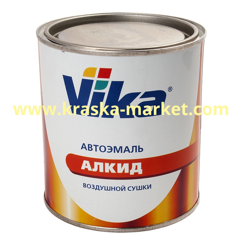 Алкидная автоэмаль Vika -60 , цвет: RAL 9010.  Упаковка: 0,8кг. Торговая марка: Вика.