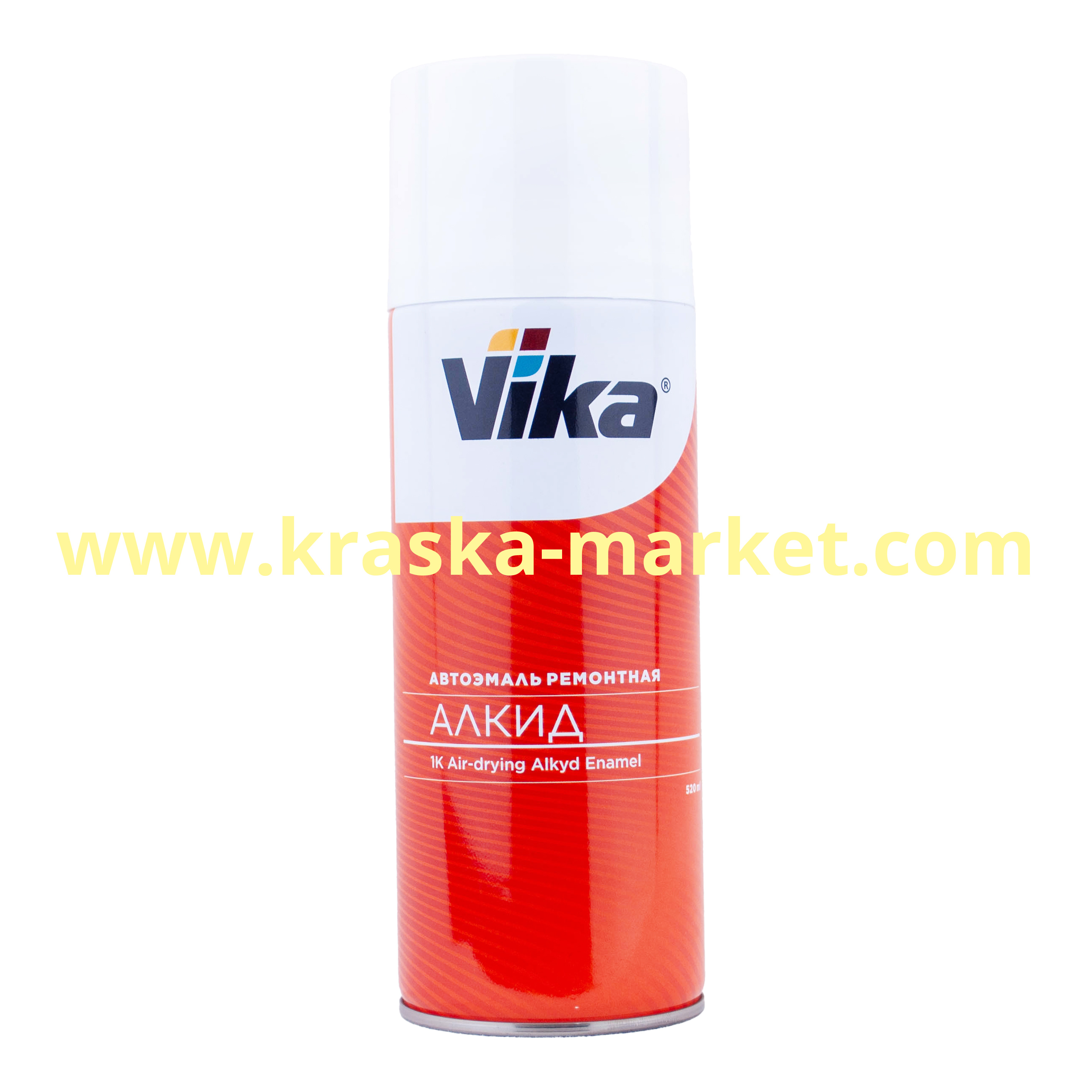 Краска алкидная в аэрозольном баллоне. Цвет: 403 монте-карло. Фасовка: 520 мл. Торговая марка: Вика.