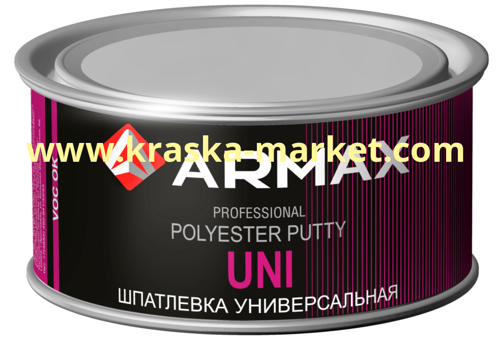 Шпатлёвка универсальная 2K UNI PUTTY. Объем(м3): 1,8 кг. Брэнд: ARMAX.