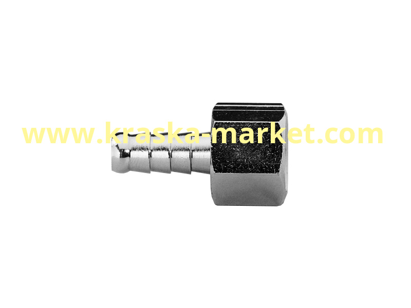 13262 Соединение: F 1/4" - "ёлочка"д/шланг. d 6мм