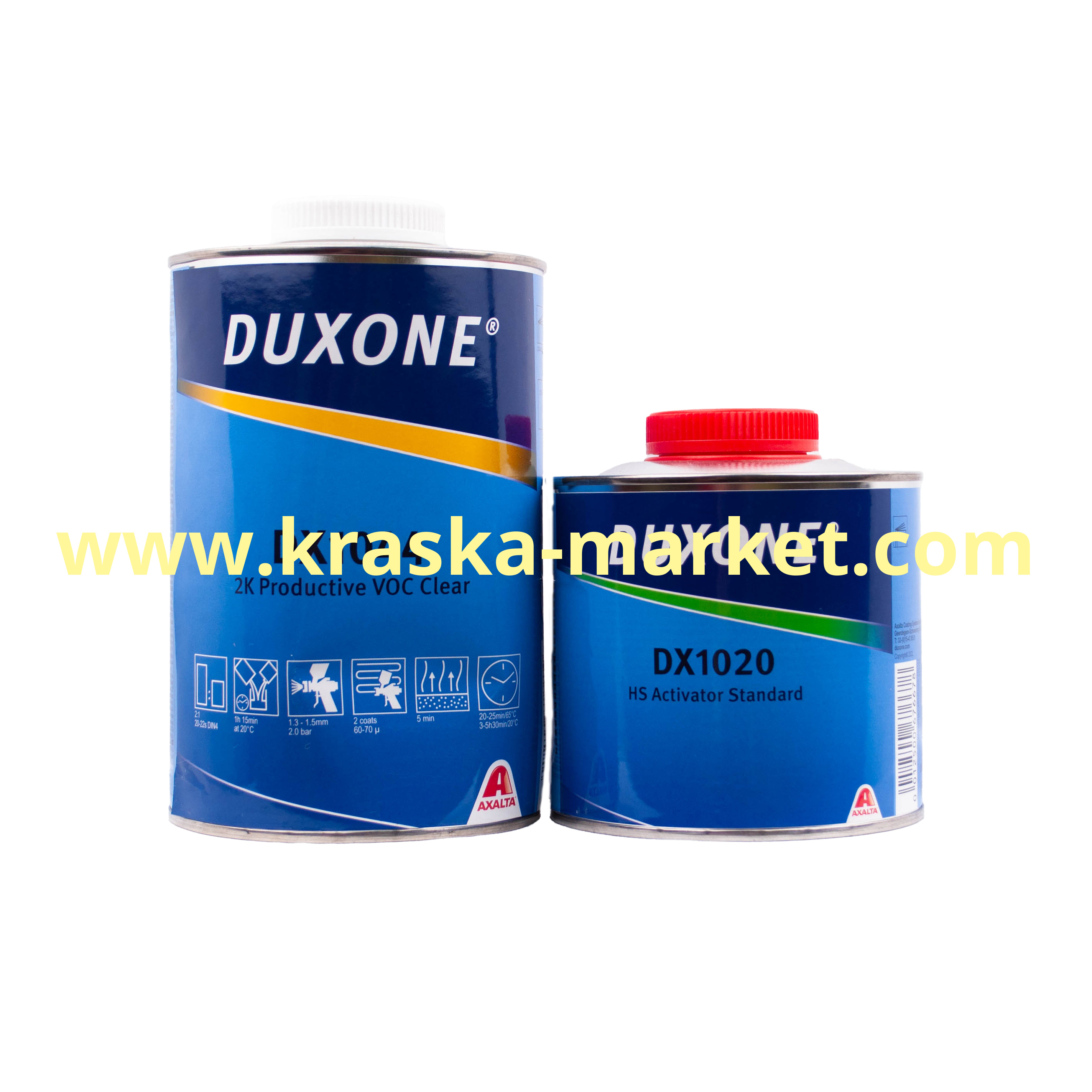 Лак акриловый быстросохнущий  DX1044. Объем(м3): 1,0л+0,5л. Бренд: Duxone.