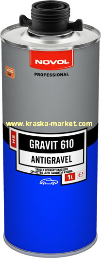 Защитное покрытие антигравий GRAVIT 610 HS. Цвет: серый. Вес(кг): 1,0 л. Торговая марка: Novol.