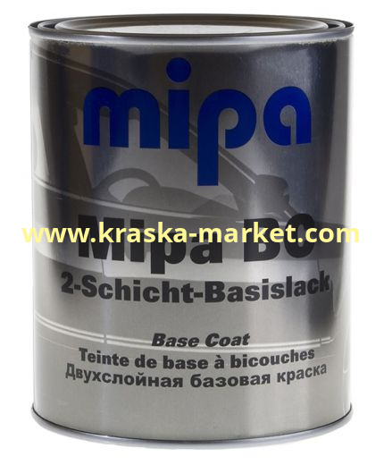 Базовая автоэмаль металлик BC 2-Schicht-Basislack. Цвет: Toyota 1C0. Объем(м3): 1,0л. Артикул: 24201TOY199. Производитель: Mipa.