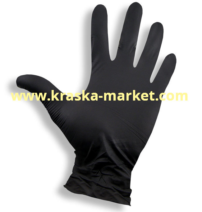 Перчатки нитриловые черные для малярных работ. Размер: S. Упаковка: 100 шт. Состав: 100% нитрил. Торговая марка: JetaPro.