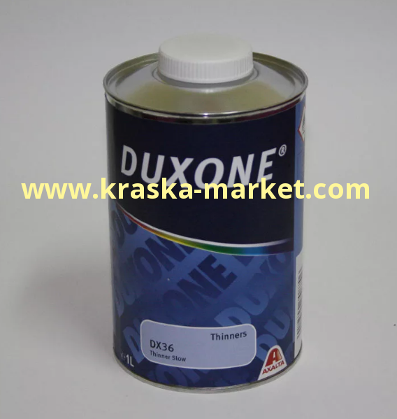 Разбавитель акриловый медленный DX36. Фасовка: 1,0л. Бренд: Duxone.