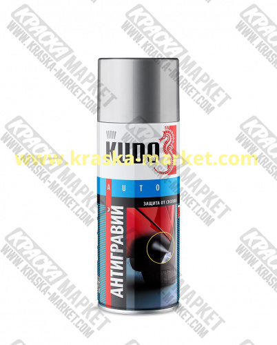 Антигравийное покрытие в аэрозольном баллоне. Цвет: №5222 чёрный. Торговая марка: KUDO.