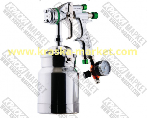 Краскопульт FX GEO HVLP. Сопло: 1,5. Бачок: 1,0 л. Артикул: 913015H. Производитель: Walmec.