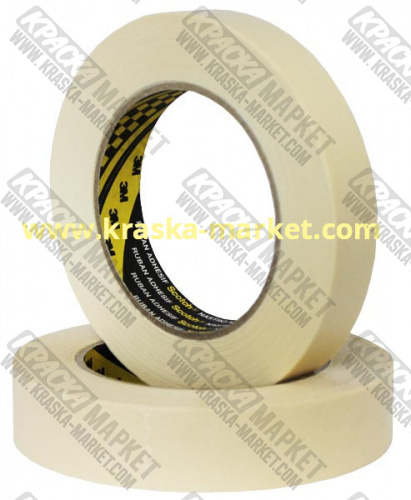 Лента малярная. Размер: 24мм х 50м. Торговая марка: 3М.