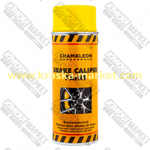 Краска для тормозных суппортов. Цвет: желтый. Объем(м3): 400 мл. Артикул: 26612. Производитель: CHAMAELEON.