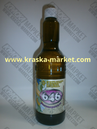 Растворитель 646. Объем(м3): 0,5 л. Торговая марка: МОЖХИМ.