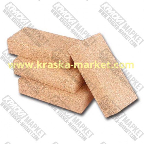 Шлифовальный блок из пробки. Размер: 120 х 60 х 35мм. Торговая марка: Orientcraft.