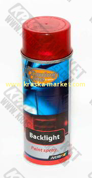 Лак для тонировки фонарей. Цвет: красный. Объем(м3): 400 мл. Артикул: 372681. Производитель: Мотип.