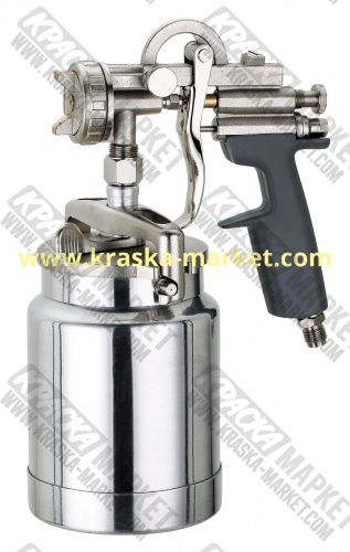 Краскопульт Е-80  нижний бачок. Диаметр сопла: 1,5 мм. Производитель: VOYLET.