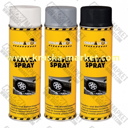 Антигравий в аэрозольном баллоне. Цвет: черный. объем: 500 мл. Артикул: 37034. Производитель: CHAMAELEON.