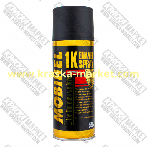 Краска алкидная в аэрозольном баллоне. Цвет: № 427 серо голубая. Фасовка: 520 мл. Производитель: Mobihel.