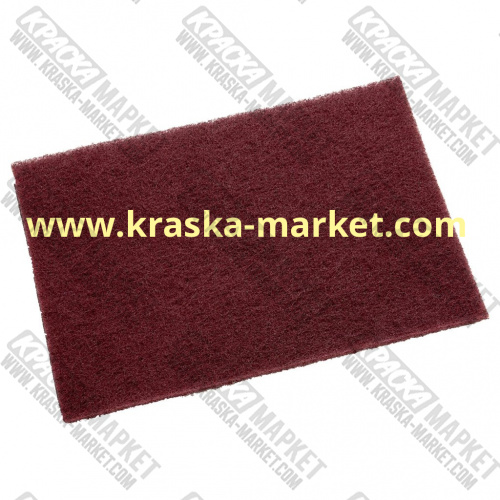 Скотч - брайт красный. Артикул: 07447. Торговая марка: ЗМ.