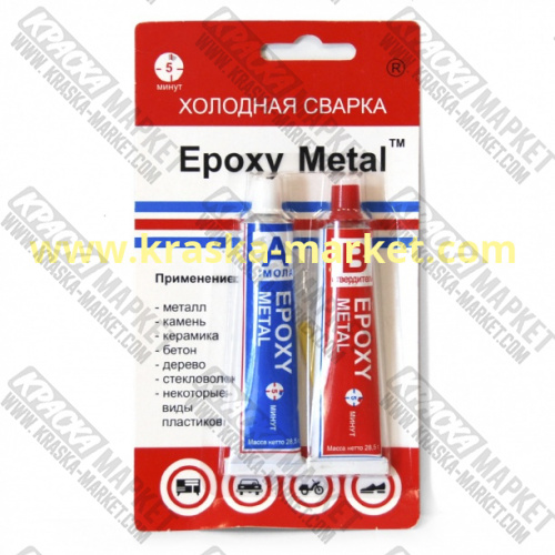 Холодная сварка для металлов  Epoxy Metal. Объем(м3): 57 гр. Производитель: НПК Астат.