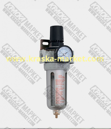 Фильтр-влагоотделитель REMIX 1/4" AFR-80 c маном.и
