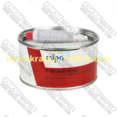 Шпатлевка антикоррозийная автомобильная на металл Mipa P96 Anti-Rust. Объем(м3): 2,0 кг. Артикул: 293320000. Производитель: Mipa.