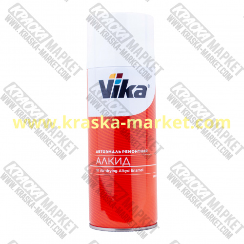 Краска алкидная в аэрозольном баллоне. Цвет: серая. Фасовка: 520 мл. Торговая марка: Вика.