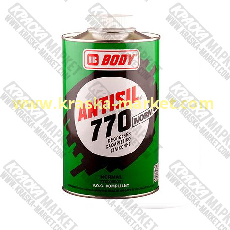 Обезжириватель антисиликон 770. Упаковка: 1,0 л. Торговая марка: BODY.