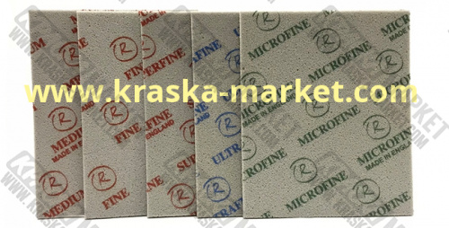 Абразивная губка Medium Softback. Размер: 140 x 115мм. Артикул: 159605. Бренд: RoxelPro.