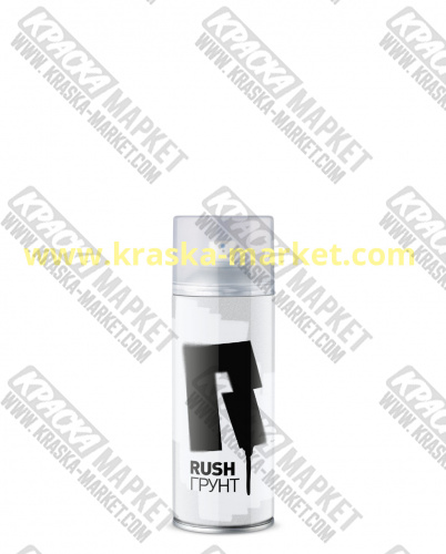 Грунт-эмаль для пластика светло-серая в аэрозольном баллоне. Объем(м3): 520 мл. Торговая марка: RUSH.