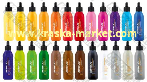 Чернила для заправки маркеров Acrylic. Цвет: светло-желтый шок. Объем(м3): 25 мл. Артикул: 323522. Производитель: Montana.