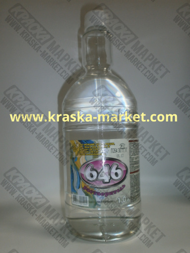 Растворитель 646. Объем(м3): 1,0 л. Торговая марка: МОЖХИМ.