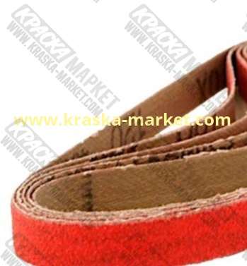 Шлифовальная лента CERAMIC BELT. Размер: 10 x 330 мм, зерно P120.