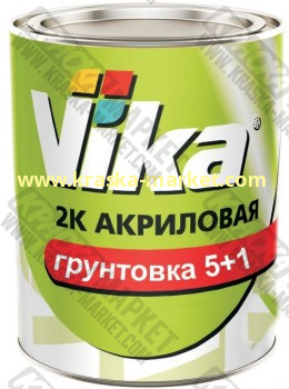 Грунт акриловый 5+1 HS. Цвет: черный. Фасовка: 1,2+0,18.Торговая марка: Вика.