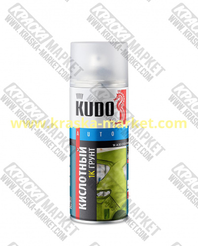 Грунт кислотный протравливающий грунт 1К в аэрозольном баллоне. Цвет: № 2503 зелёный. Торговая марка: KUDO