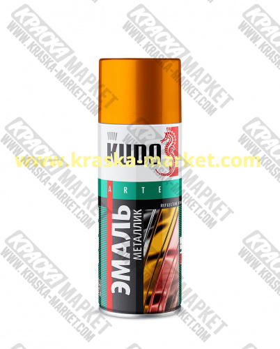 Краска универсальная металлик в аэрозольном баллоне. Цвет: № 1029 бронза. Объем(м3): 520мл. Торговая марка: KUDO.