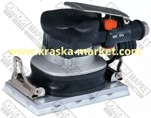 Пневматическая орбитальная шлифовальная машинка с прямоугольной подошвой RE 21 ALC. Орбитальный ход: 3 мм.  Размер подошвы: 70*198 мм. Производитель: Rupes.