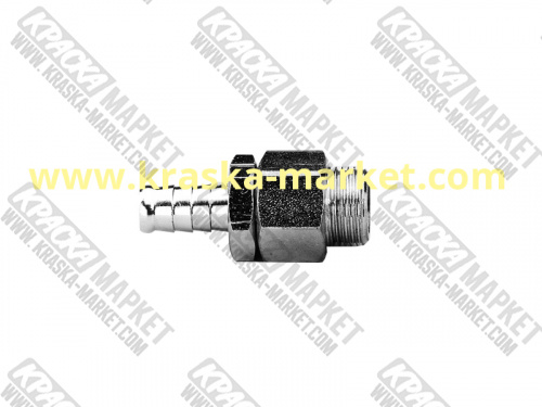 13334 Вращающееся соед.М 1/4 "ёлочка"шл.d 10мм