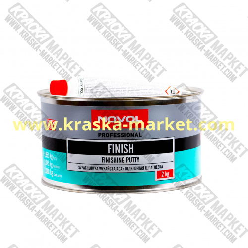 Шпатлевка отделочная Finish. Вес(кг): 2,0 кг. Торговая марка: Новол.
