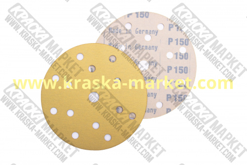 Абразивный круг на бумажной основе STARCKE 514DK. Диаметр: 150мм, 15 отв. Зерно: P240. Производитель: STARCKE.
