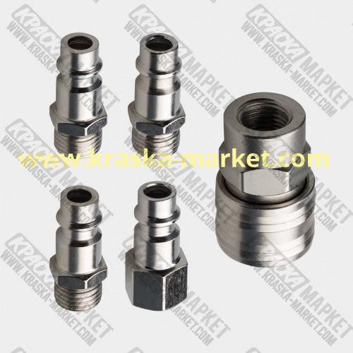 REMIX Набор фитингов из 5 предметов, резьба 1/4" : PM20-3шт., SF20-1шт., PF20-1шт.