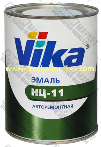 Нитроэмаль НЦ-11.цвет: чёрный. Фасовка: 0,4кг. Торговая марка: Вика.