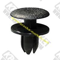 10618-2 Toyota 9046707059B1, 904670705922 клипса серая 7x9.8x15.2mm