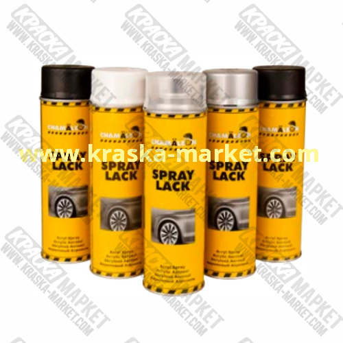 Краска универсальная в аэрозольном баллоне. Цвет: черный матовый. Объем(м3): 500 мл. Артикул: 26204. Производитель: CHAMAELEON.