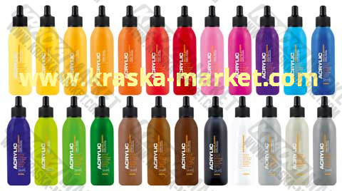 Чернила для заправки маркеров Acrylic. Цвет: чистый белый. Объем(м3): 25 мл. Артикул: 323720. Производитель: Montana.