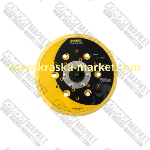 8292605011 Диск-подошва шлифовальная, d150мм, 5/16" - M, средней жесткости, 48 отв., липучка Velcro, для машинок MIRKA DEROS, CEROS, PROS