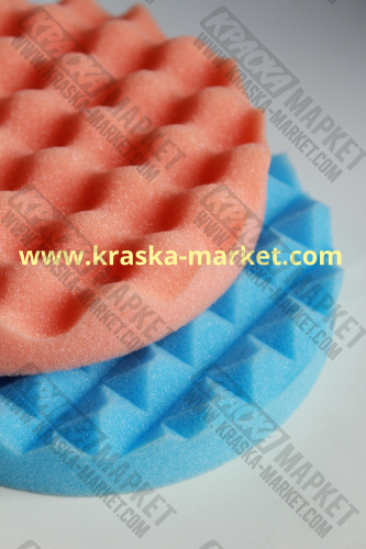 Полировальный диск жесткий  (пирамид). Цвет: оранжевый. Размер: 150 х 25мм. Торговая марка: HANKO.