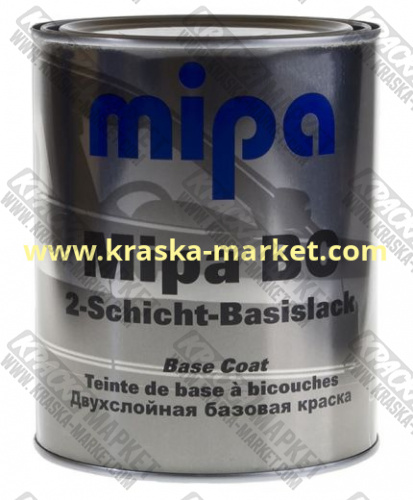 Базовая автоэмаль металлик BC 2-Schicht-Basislack. Цвет: № Audi/VW LB5N.  Объем(м3): 1,0л. Артикул: 242010B5N. Производитель: Mipa.