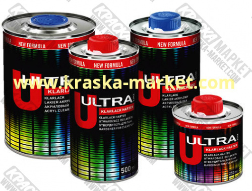 Лак акриловый ULTRA LINE . Объем(м3): 0,5л+0,25л. Торговая марка: Новол.