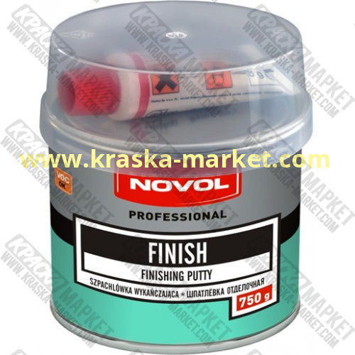 Шпатлевка отделочная Finish. Вес(кг): 0,75 кг. Торговая марка: Новол.